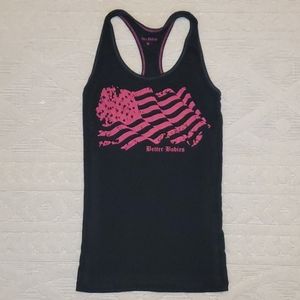 Better Bodies black and pink tank top